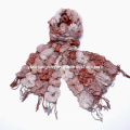 Hot Fashion Multi-Toned Chunky Checked Ruffle Scarves (SNSZQ1011-1)